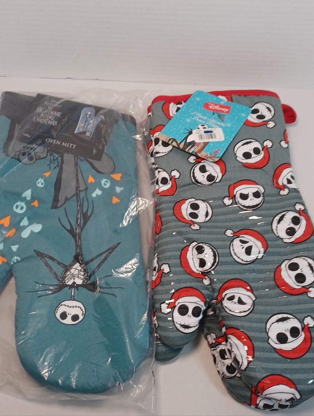 Nightmare Before Christmas Jack Skellington Oven Mitts Halloween & Christmas